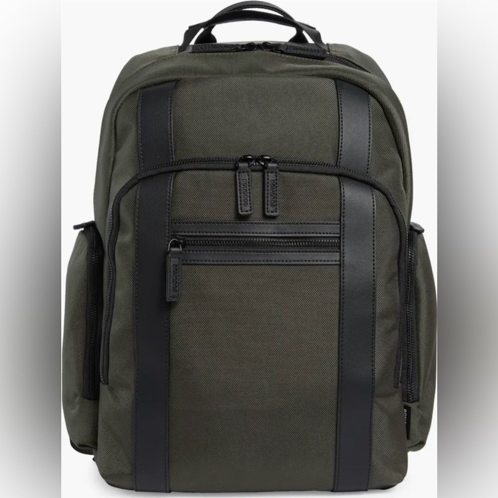 Bonobos Ballistic Nylon Laptop Backpack Olive Green NWT GHB7160B $350